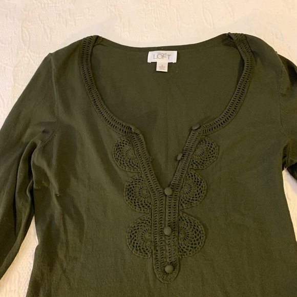 Ann Taylor sweater blouse - Picture 2 of 4